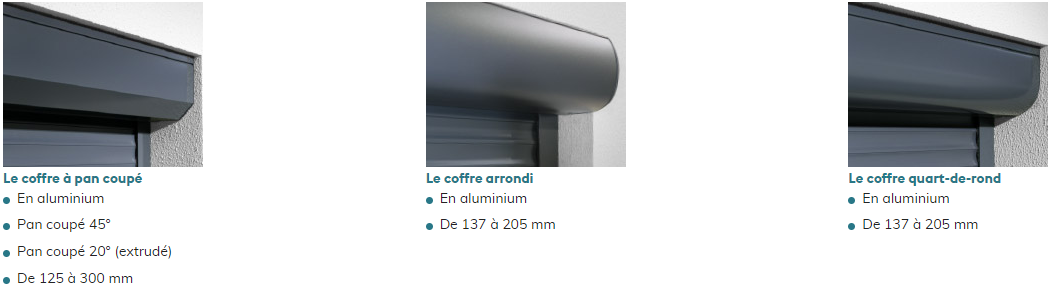 Coffres de volets roulants