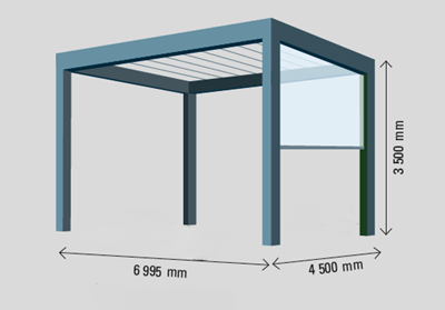 Schéma pergola